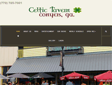 Tablet Screenshot of celtictavernconyers.com